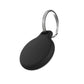 Silikonové pouzdro FIXED Silky pro Apple AirTag, černé