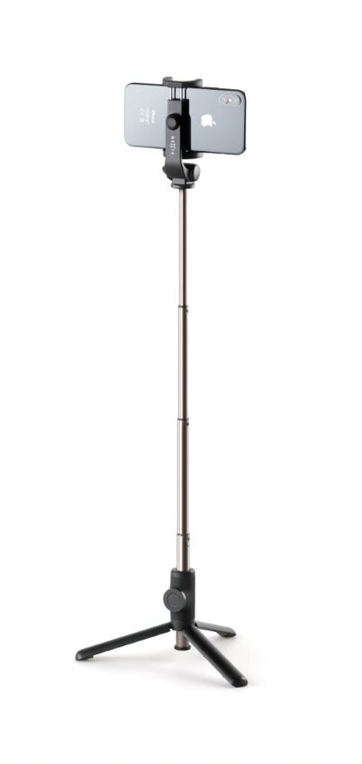 Kijek do selfie ze statywem FIXED Snap Lite i bezprzewodowym wyzwalaczem, czarny