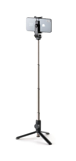 Selfie stick s tripodom FIXED Snap Lite a bezdrôtovou spúšťou, čierny