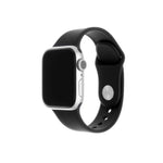 Set silikonových řemínků FIXED Silicone Strap pro Apple Watch 42/44/45/49mm, černý - FIXED