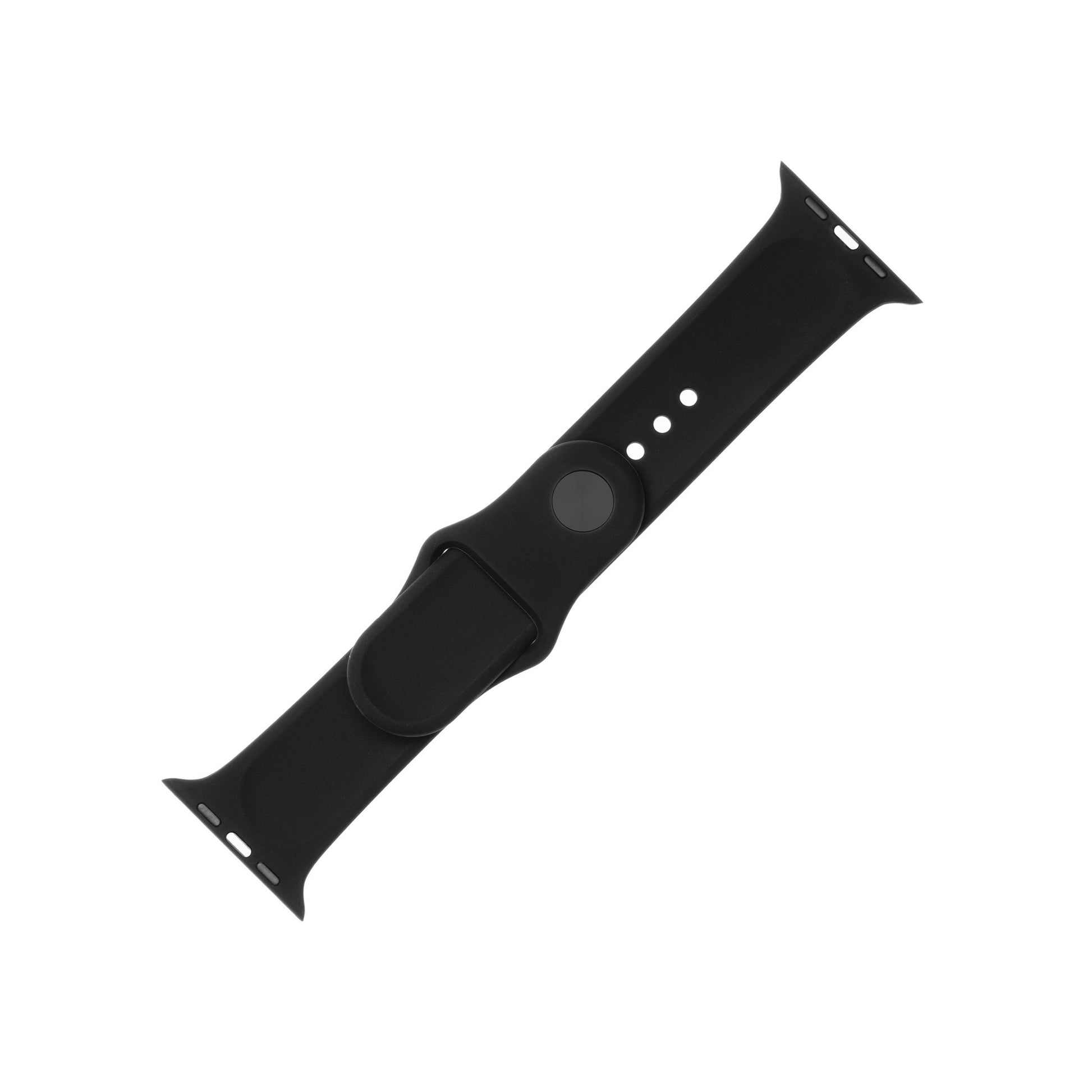 Set silikonových řemínků FIXED Silicone Strap pro Apple Watch 42/44/45/49mm, černý - FIXED