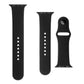 Set silikonových řemínků FIXED Silicone Strap pro Apple Watch 42/44/45/49mm, černý - FIXED