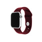 Set silikonových řemínků FIXED Silicone Strap pro Apple Watch 42/44/45/46/49mm, vínově červený