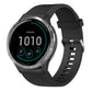 Silikonový řemínek FIXED Silicone Strap pro Garmin QuickFit 20mm, černý
