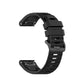 Silikonový řemínek FIXED Silicone Strap pro Garmin QuickFit 22mm, černý