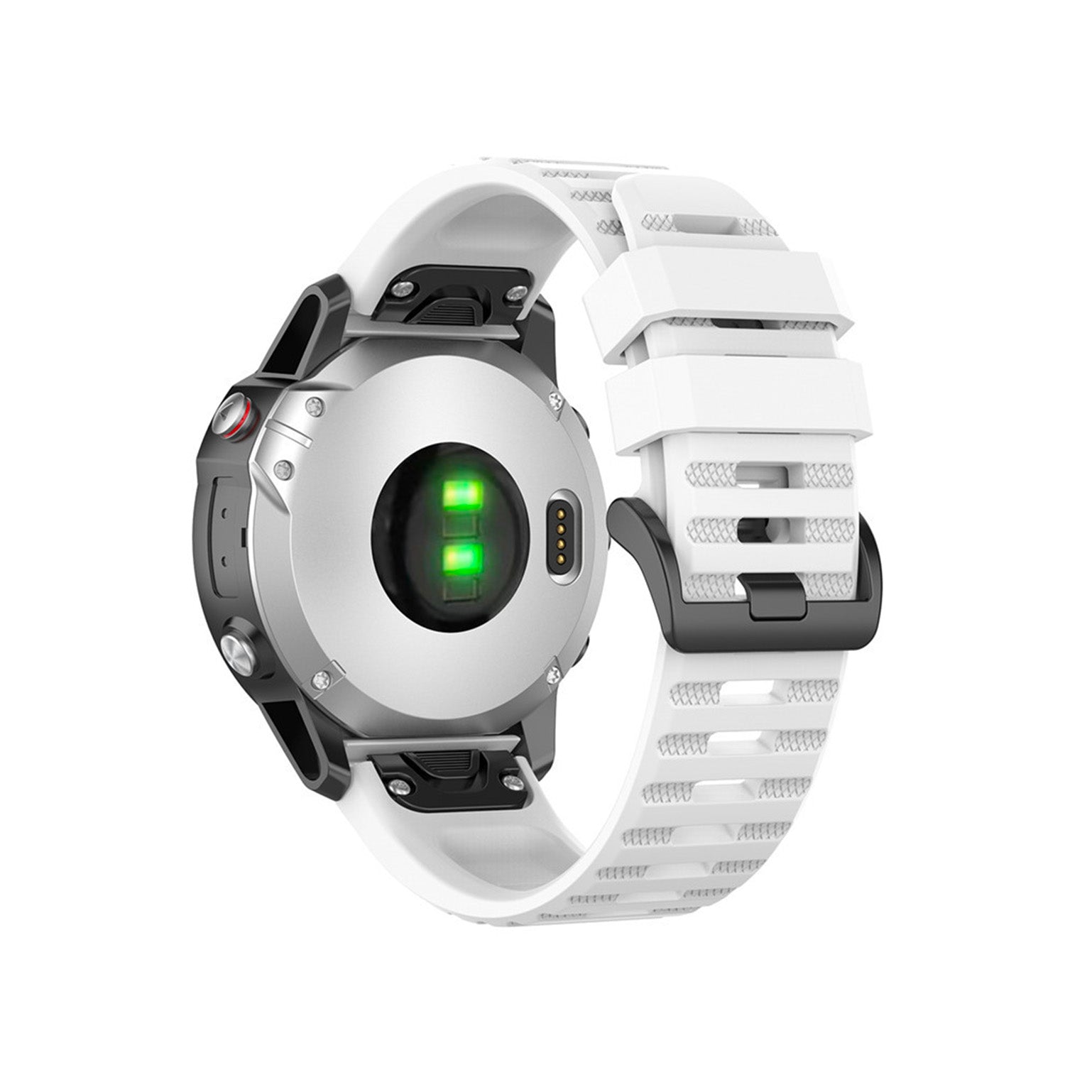 FIXED Silicone Strap for Garmin QuickFit 22mm, white