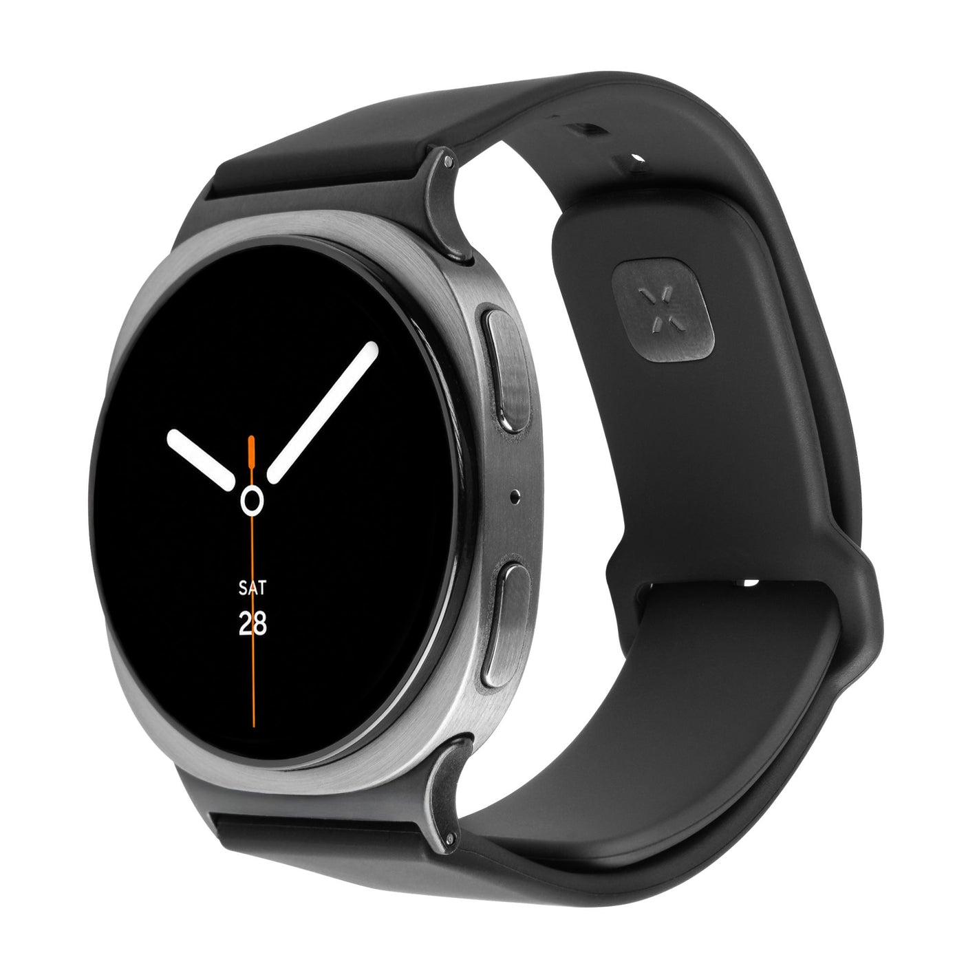 Set silikonových řemínků FIXED Silicone Sporty Strap pro Samsung Galaxy Watch 8, černý