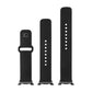 Set silikonových řemínků FIXED Silicone Sporty Strap pro Samsung Galaxy Watch 8, černý