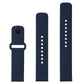 FIXED Silicone Sporty Strap Set with Quick Release 20mm for Smartwatch, Blue