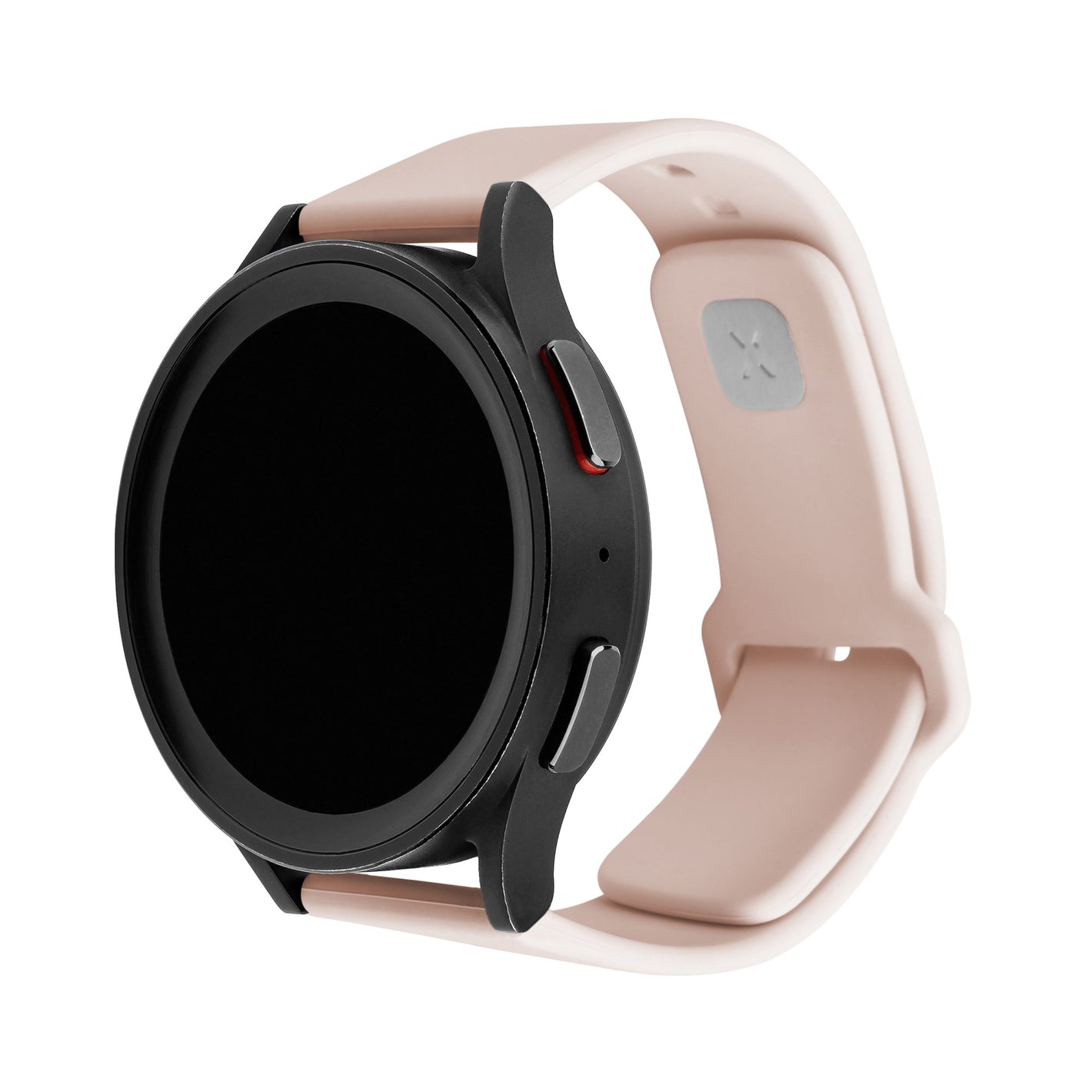 Set silikonových řemínků FIXED Silicone Sporty Strap s Quick Release 22mm pro smartwatch, růžový