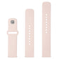 Set silikonových řemínků FIXED Silicone Sporty Strap s Quick Release 22mm pro smartwatch, růžový