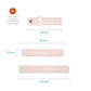 Set silikonových řemínků FIXED Silicone Sporty Strap s Quick Release 22mm pro smartwatch, růžový