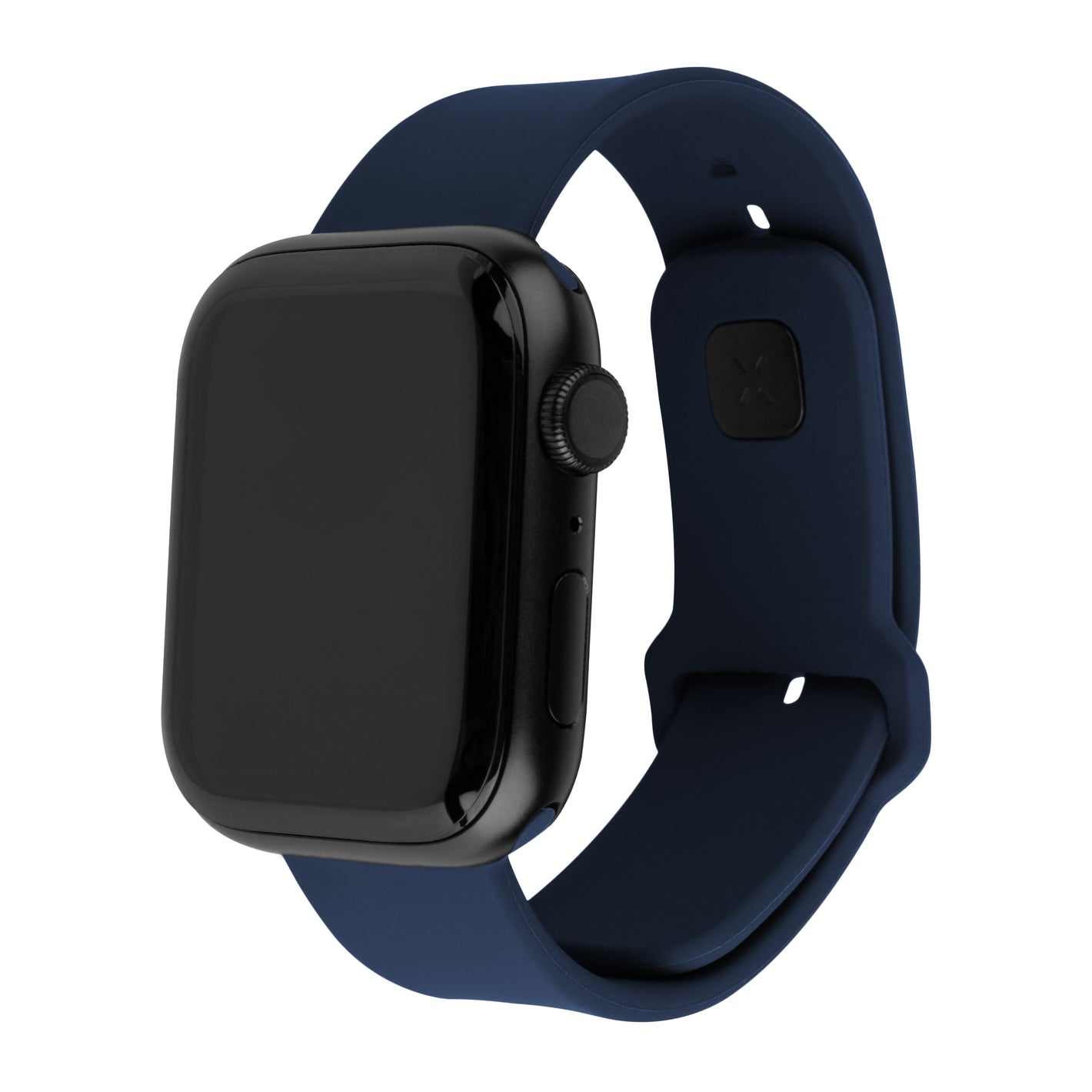 Set silikonových řemínků FIXED Silicone Sporty Strap pro Apple Watch 42/44/45/46mm, modrý