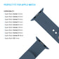 Set silikonových řemínků FIXED Silicone Sporty Strap pro Apple Watch 42/44/45/46mm, zelenomodrý