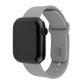 FIXED Silicone Sporty Strap Set for Apple Watch 42/44/45/46mm, light gray