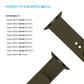 Set silikonových řemínků FIXED Silicone Sporty Strap pro Apple Watch 42/44/45/46mm, olivový
