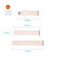 Set silikonových řemínků FIXED Silicone Sporty Strap pro Apple Watch 42/44/45/46mm, růžový