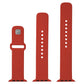 Set silikonových řemínků FIXED Silicone Sporty Strap pro Apple Watch 42/44/45/46mm, červený