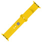 Set silikonových řemínků FIXED Silicone Sporty Strap pro Apple Watch 42/44/45/46mm, žlutý