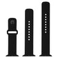 Set silikonových řemínků FIXED Silicone Sporty Strap pro Apple Watch 38/40/41mm, černý