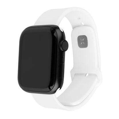 FIXED Silicone Sporty Strap Set for Apple Watch 38/40/41mm, White