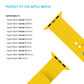 FIXED Silicone Sporty Strap Set for Apple Watch 38/40/41mm, yellow