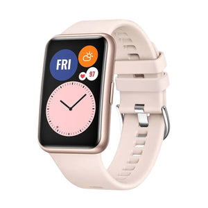 FIXED Silicone Pasek do zegarka Huawei Watch FIT, różowy