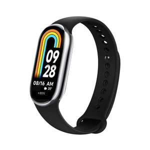 FIXED Silicone Pasek do opaski Xiaomi Mi Band 8/Smart Band 9, czarny