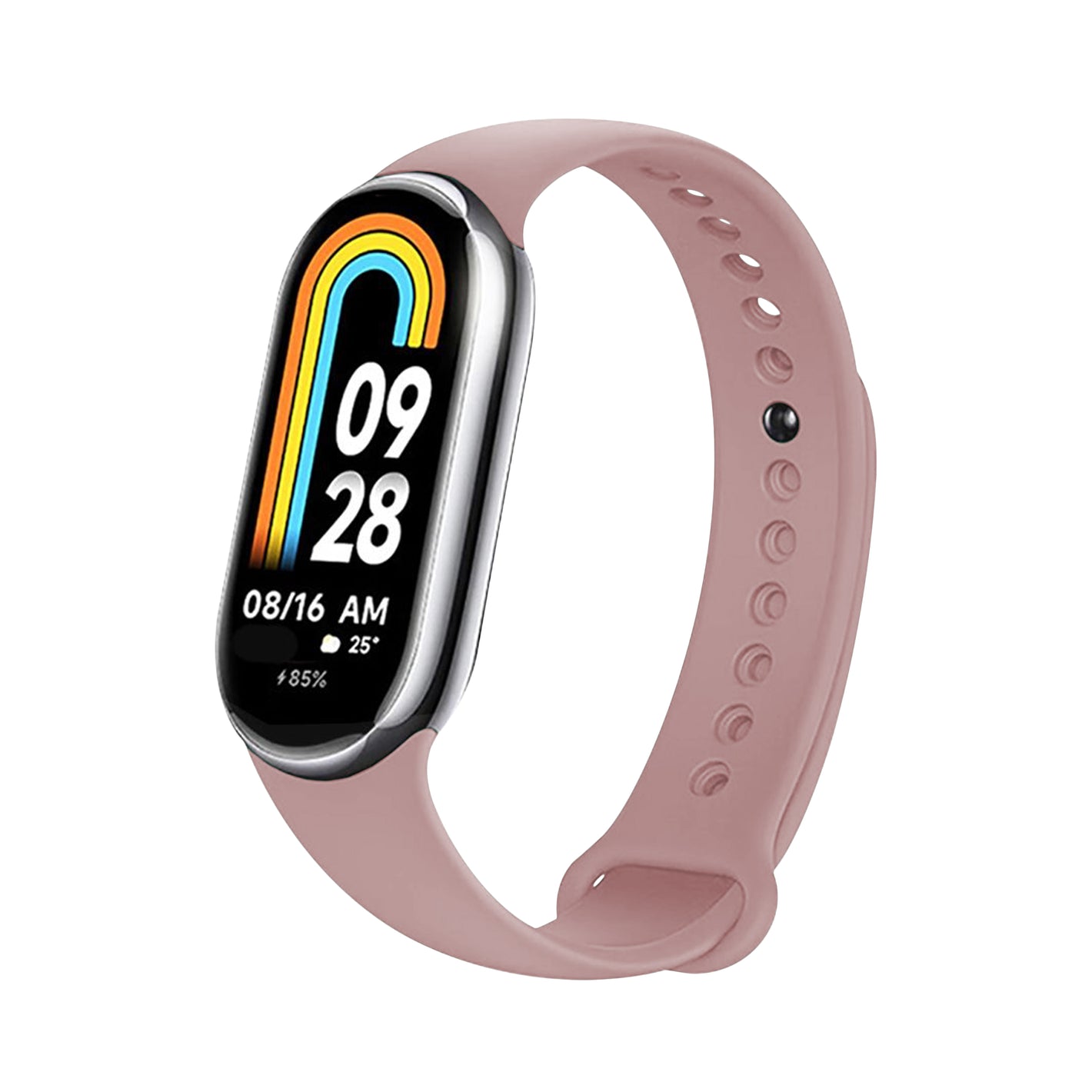 FIXED Silicone Pasek do opaski Xiaomi Mi Band 8/Smart Band 9, różowy