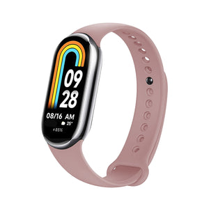 FIXED Silicone Pasek do opaski Xiaomi Mi Band 8/Smart Band 9, różowy