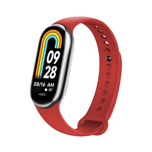 FIXED Silicone Pasek do opaski Xiaomi Mi Band 8/Smart Band 9, czerwony