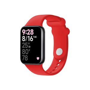 Silikonowy pasek FIXED Silicone Pasek do Xiaomi Smart Band 8 Pro, czerwony