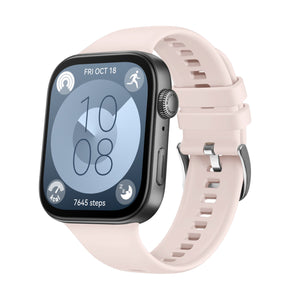 FIXED Silicone Silikonowy pasek do zegarka Huawei Watch FIT 4/4Pro/3, różowy