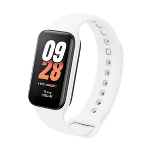 FIXED Silicone Silikonowy pasek do opaski Xiaomi Smart Band 8 Active/9 Active, biały