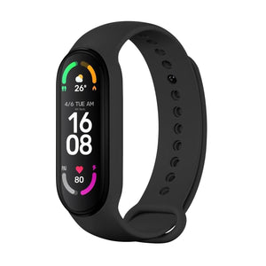 Silikonowy pasek FIXED Silicone Pasek do Xiaomi Band 7/ Mi Band 6/ Mi Band 5, czarny