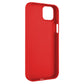 Tylna gumowana osłona FIXED Story dla Apple iPhone 15 Plus, czerwona