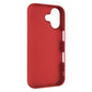 FIXED Story Back Cover for Apple iPhone 16, red