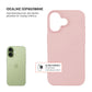 Tylna gumowana osłona FIXED Story dla Apple iPhone 17, różowa