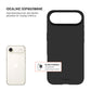 Tylna gumowana pokrywa FIXED Story do Apple iPhone Air, czarna
