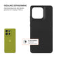 Tylne gumowane etui FIXED Story do Motorola Moto G86 Power, czarne