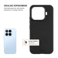 Tylne gumowane etui FIXED Story do Xiaomi 17T, czarne