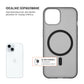 Żelowe etui TPU FIXED MagStory z obsługą MagSafe do Apple iPhone 15, kolor dymny