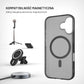 Żelowe etui TPU FIXED MagStory z obsługą MagSafe do Apple iPhone 16, kolor dymny