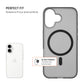 TPU gelový kryt FIXED MagStory s podporou MagSafe pro Apple iPhone 16, kouřový