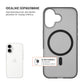 Żelowe etui TPU FIXED MagStory z obsługą MagSafe do Apple iPhone 16, kolor dymny