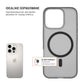 Żelowe etui TPU FIXED MagStory z obsługą MagSafe do Apple iPhone 16 Pro, kolor dymny