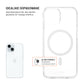 Żelowe etui TPU FIXED MagStory AntiUV z obsługą MagSafe do Apple iPhone 15, przezroczyste
