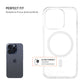 FIXED MagStory AntiUV TPU-Gel-Hülle mit MagSafe-Unterstützung für Apple iPhone 15 Pro, klar
