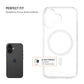 FIXED MagStory AntiUV TPU-Gel-Hülle mit MagSafe-Unterstützung für Apple iPhone 16, klar