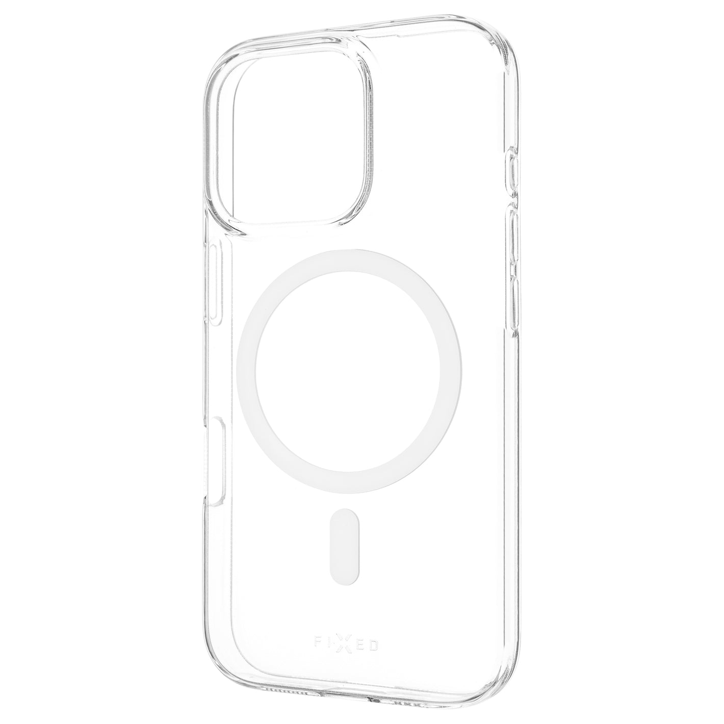 FIXED MagStory AntiUV TPU Gel Case with MagSafe Support for Apple iPhone 16 Pro, clear
